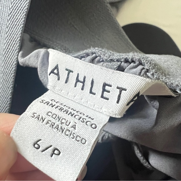 Athleta zip up joggers women’s size 6 petite gray - Picture 4 of 7